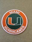 University Of Miami Hurricanes Vintage Embroidered Iron On Patch 3” X 3”