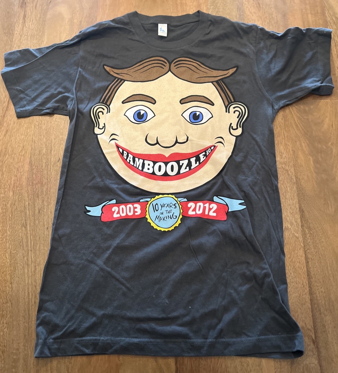 Vintage 2012 Bamboozle Music Festival Shirt Asbury Park New Jersey Size S