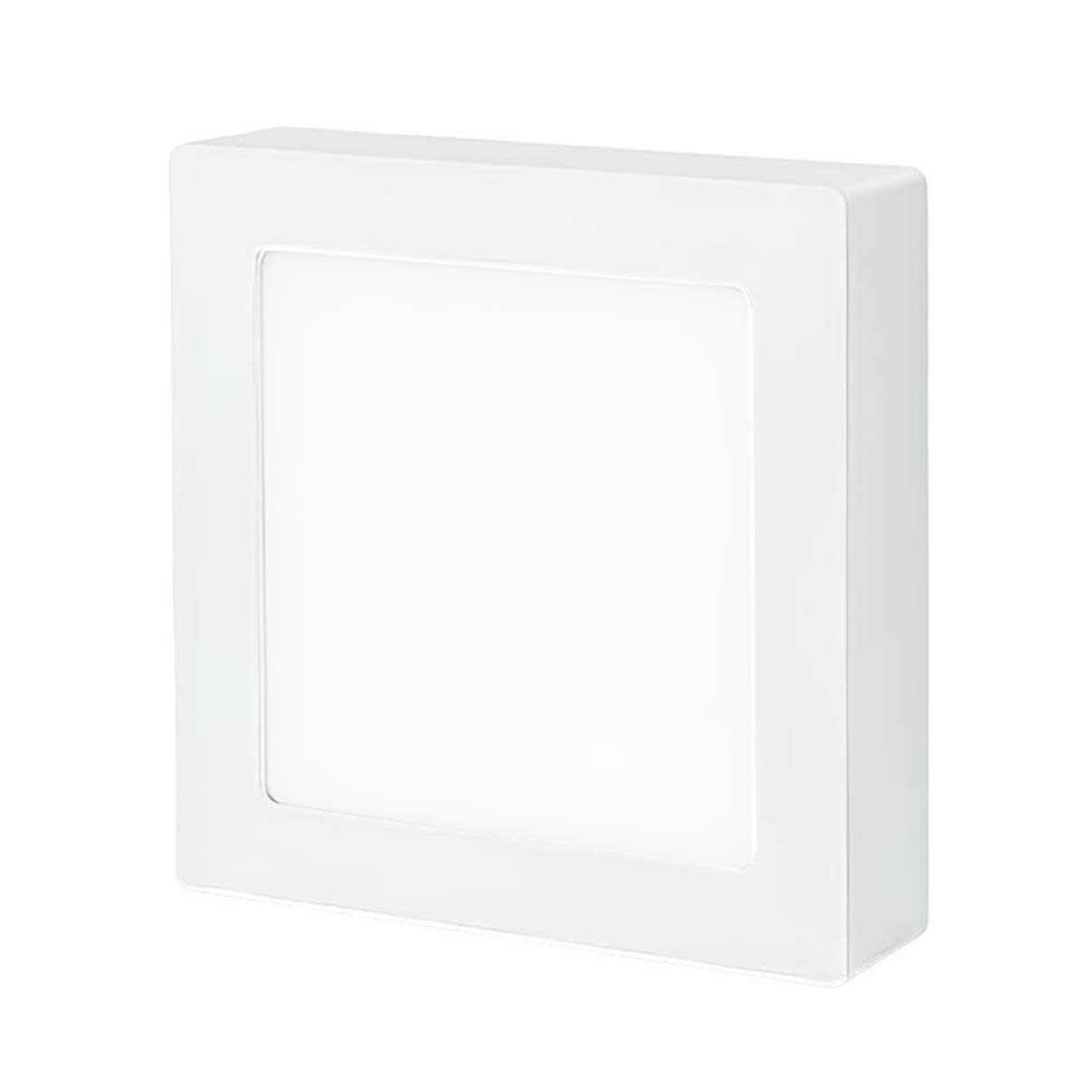 Panneau lumineux LED 6W eclairage de plafond encastrable spot carre blanc 117x117mm
