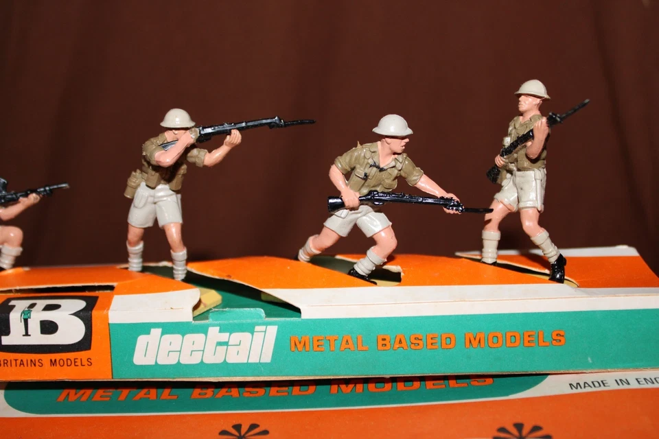 RARO DETALLE DE BRITÁNICOS #7390 SOLDADOS BRITÁNICOS 8º Ejército en encimera🔥 Foto 4 de 4