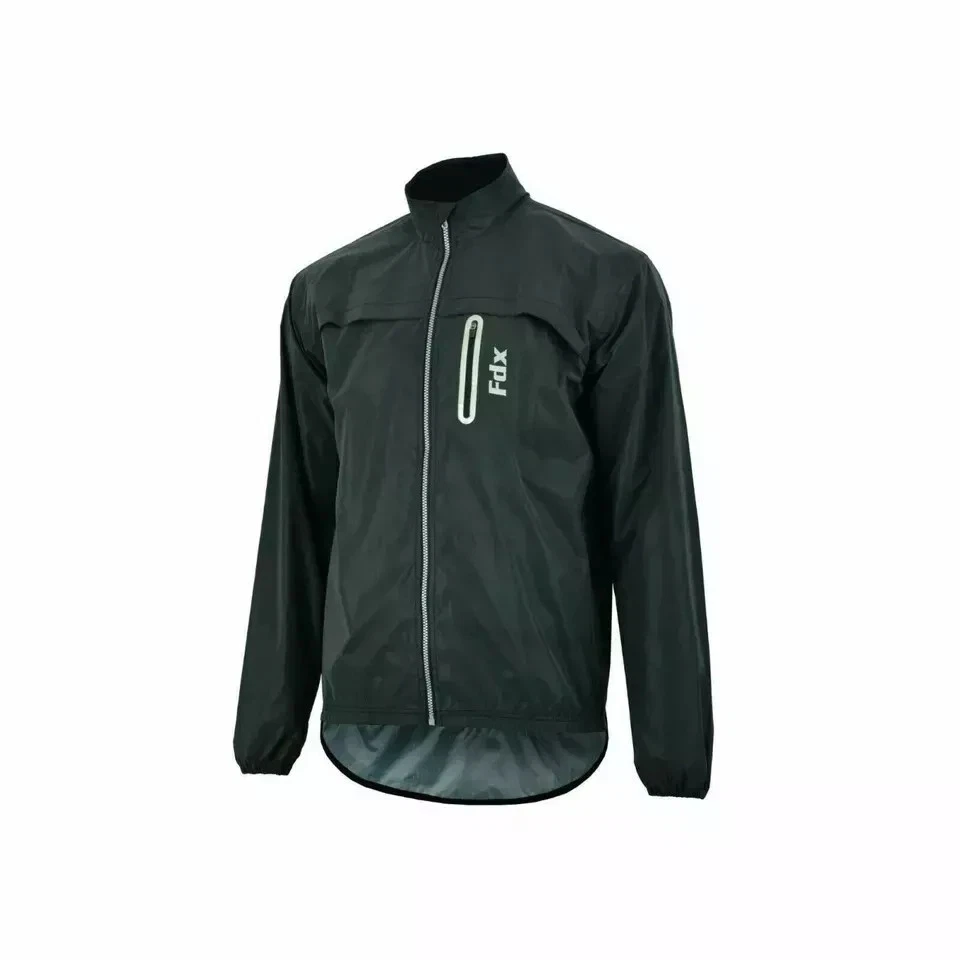 Men High Visibility Jacket 360 Reflective Cycling Waterproof Running Wind Coat - Image 3 of 4