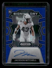 2024 Panini Prizm #SD-JML Jackson Mitchell /149 Rookie BLUE AUTO Connecticut