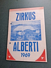 1969 DDR programm ZIRKUS ALBERTI circus cirque circo programme programma program