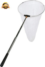 Butterfly Insect Net Extendable Handle 12in Ring 24in Depth 59in Reach