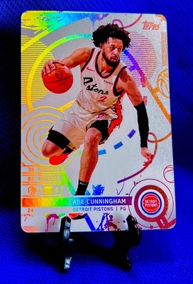 CADE CUNNINGHAM 2025-26 Topps Match Attax White Foil #89 PISTONS    