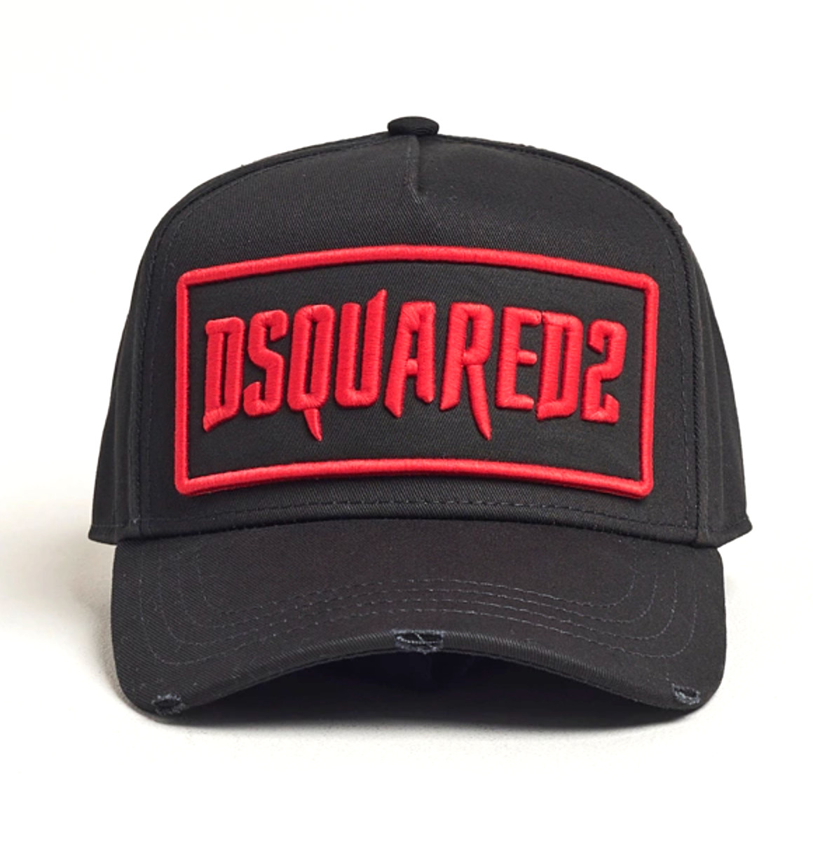 Dsquared2 Horror Limited Baseball Cap Hat Snapback Logo Embroidery Black Canvas