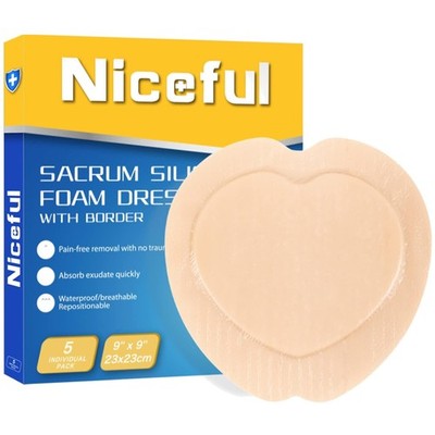 Moist Healing Sacral Foam Pads 5-Pack
