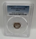 1995 S 10C Silver Roosevelt Dime Proof PCGS PR69DCAM