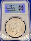 1925-P Peace Dollar BU GEM- Beautiful Clean Coin #37