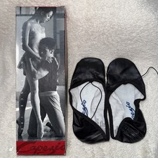 Capezio CG2002 Split Sole Leather Black Ballet Shoes Size 5M