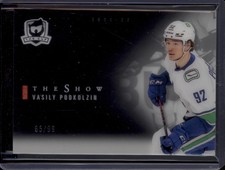 2021-22 The Cup Vasily Podkolzin Rookie The Show Black RC SP /99