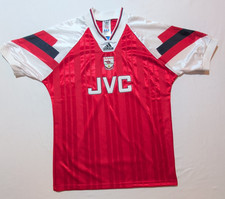 Adidas Arsenal Football Jersey 1992/94 Men's Small Red Soccer Shirt REISSUE