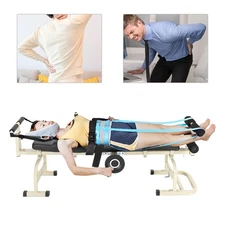 Cervical Spine Stretcher Traction Bed Lumbar Relief Decompression Massage Bed