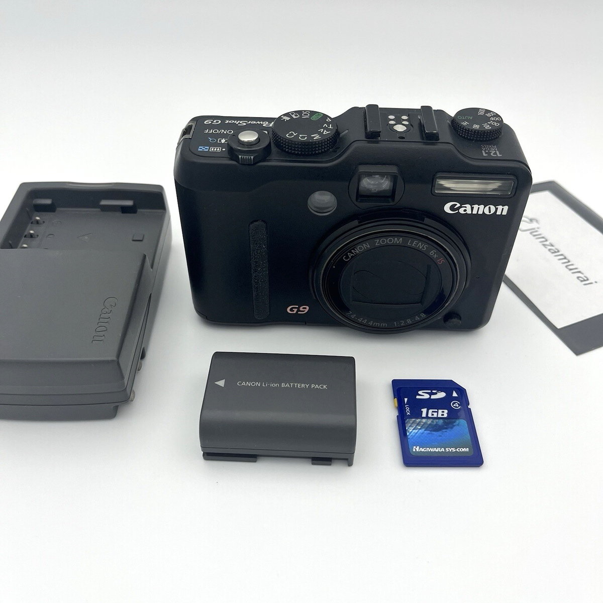 Exc+3] Canon PowerShot G9 12.1MP Digital Camera w/6X Zoom w