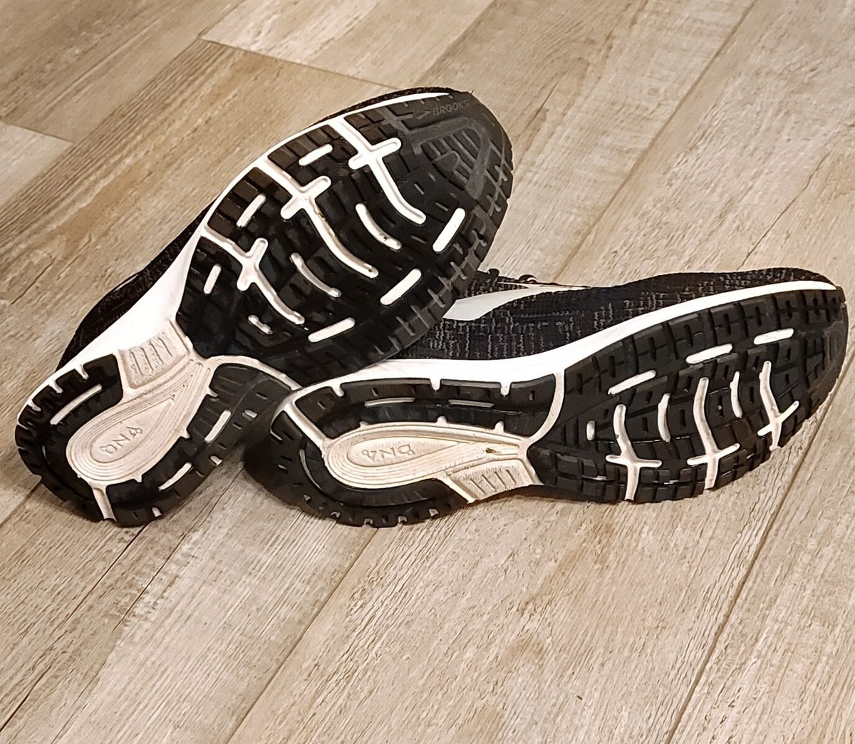 Brooks Revel 3 Mens Running Shoes Black Grey Knit Sneakers 1103141D012 Brooks Revel 3 Low Top Gray for sale | eBay main image 3