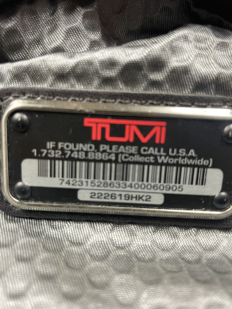 TUMI Brooks Slim Black w/ Brown Leather Trim Brief Briefcase TUMI Brooks Slim Black w/ Brown Leather Trim Brief Briefcase