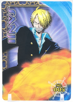 Sanji #5 One Piece 3D Card Collection Animation 10th ENSKY 2009