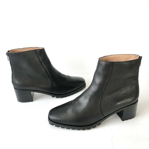 Madewell The Katie Lugsole Ankle Boots in Black Leather Size 10 - 第 5/11 張圖片