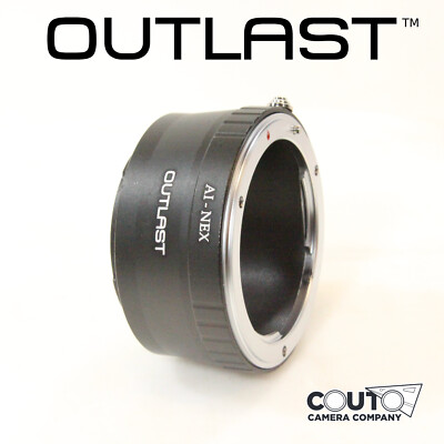 OUTLAST Nikon-NEX Adapter AI-S / AI / Non-AI Lens to Sony E / NEX Nikon AI - NEX