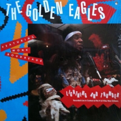 The Golden Eagles Mardi Gras Indians Lighting And Thunder NEAR MINT Vinyl LP