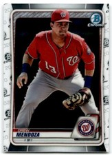 2020 BOWMAN CHROME PROSPECTS DREW MENDOZA WASHINGTON NATIONALS #BCP-71