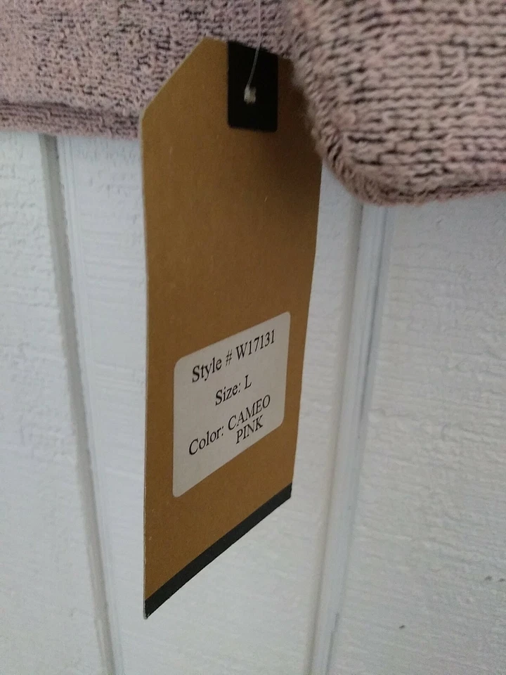 SUDADERA LACROSSE COZY CREW TALLA L. ROSA CAMAFEO. NUEVO CON ETIQUETAS ALGODÓN POLIÉSTER Foto 4 de 4