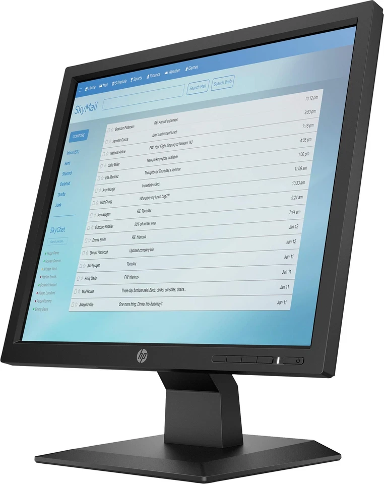 HP P174 5:4 17-inch LED Display SXGA Nero Used Grade A - Image 2 of 4