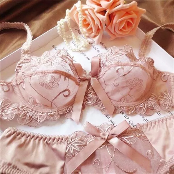 Cute matching bra 2024 and panty sets
