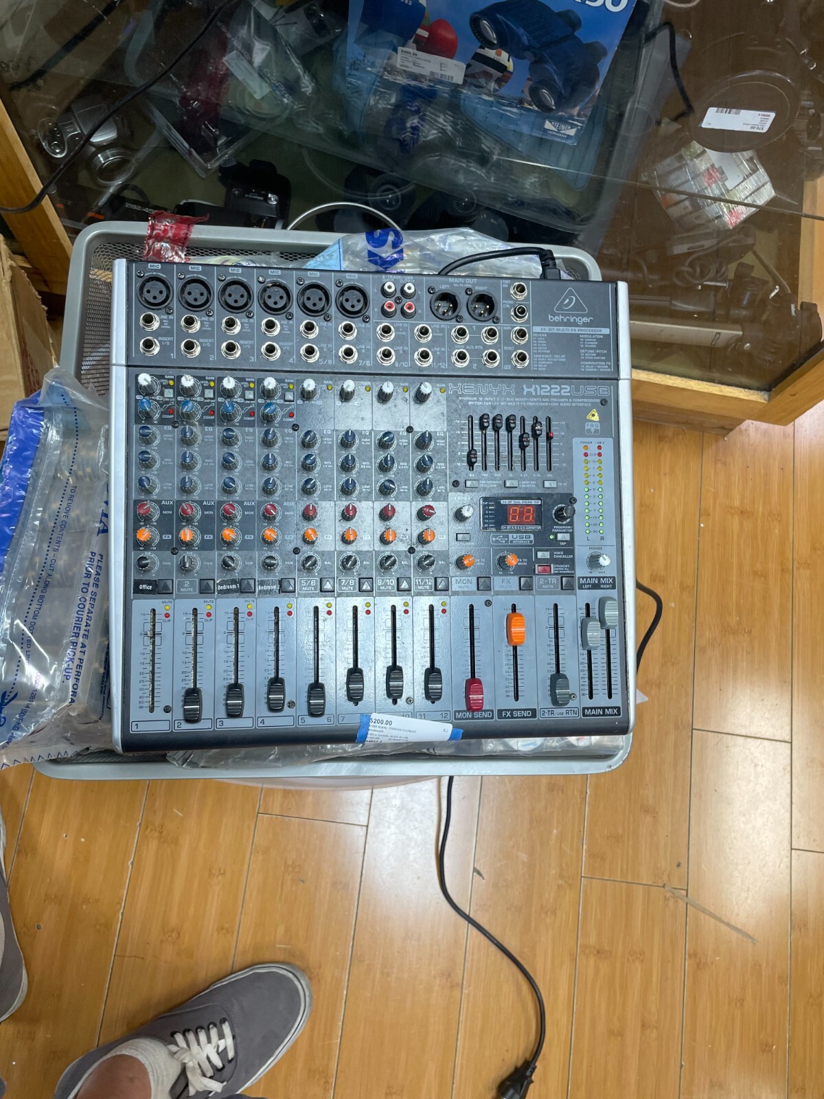 Behringer Xenyx X1222USB Mixer with USB and Effects eBay