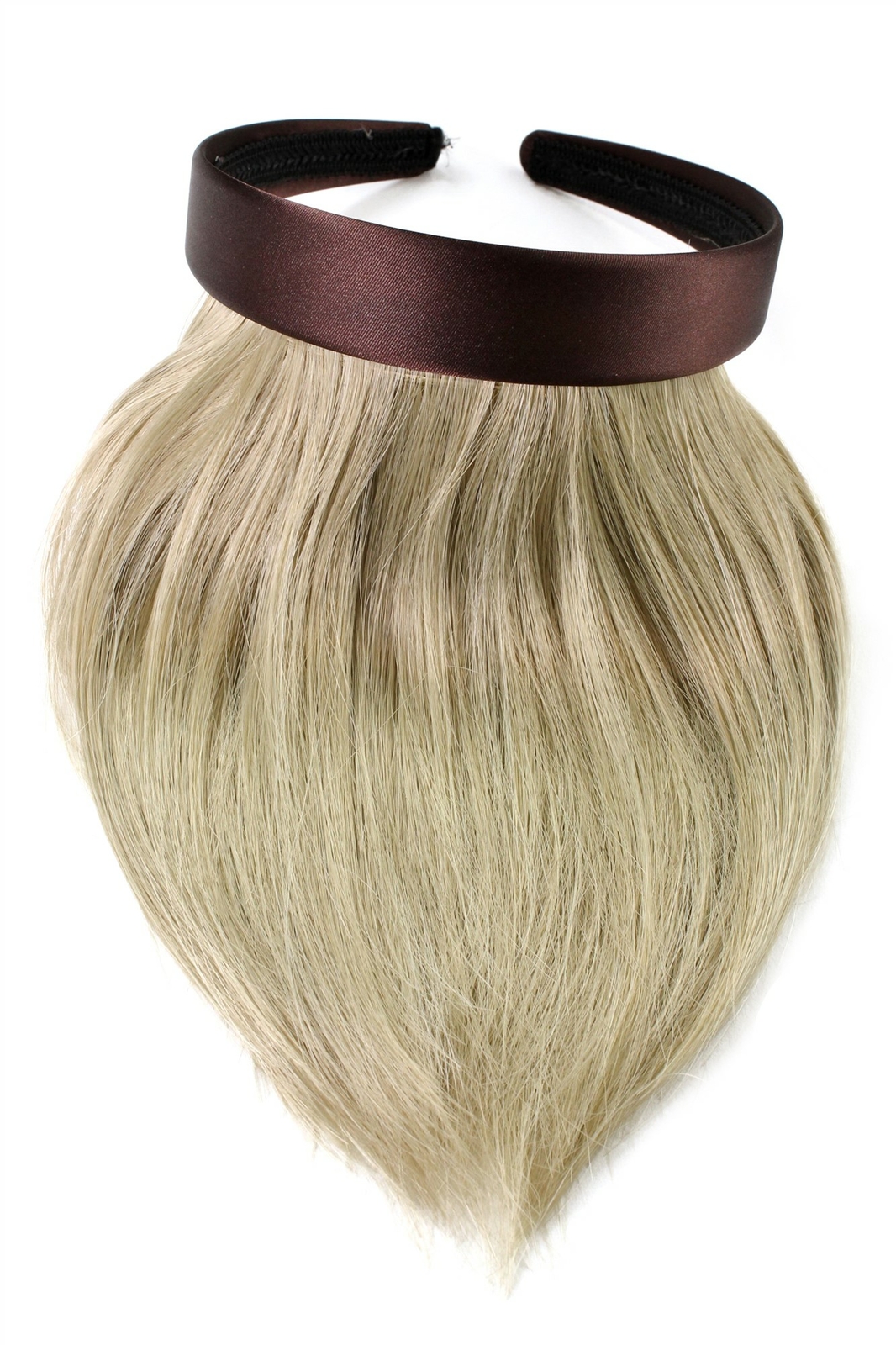 Clip-In Fringe With Headband for Especially Natural Effect Blonde HA073T-22