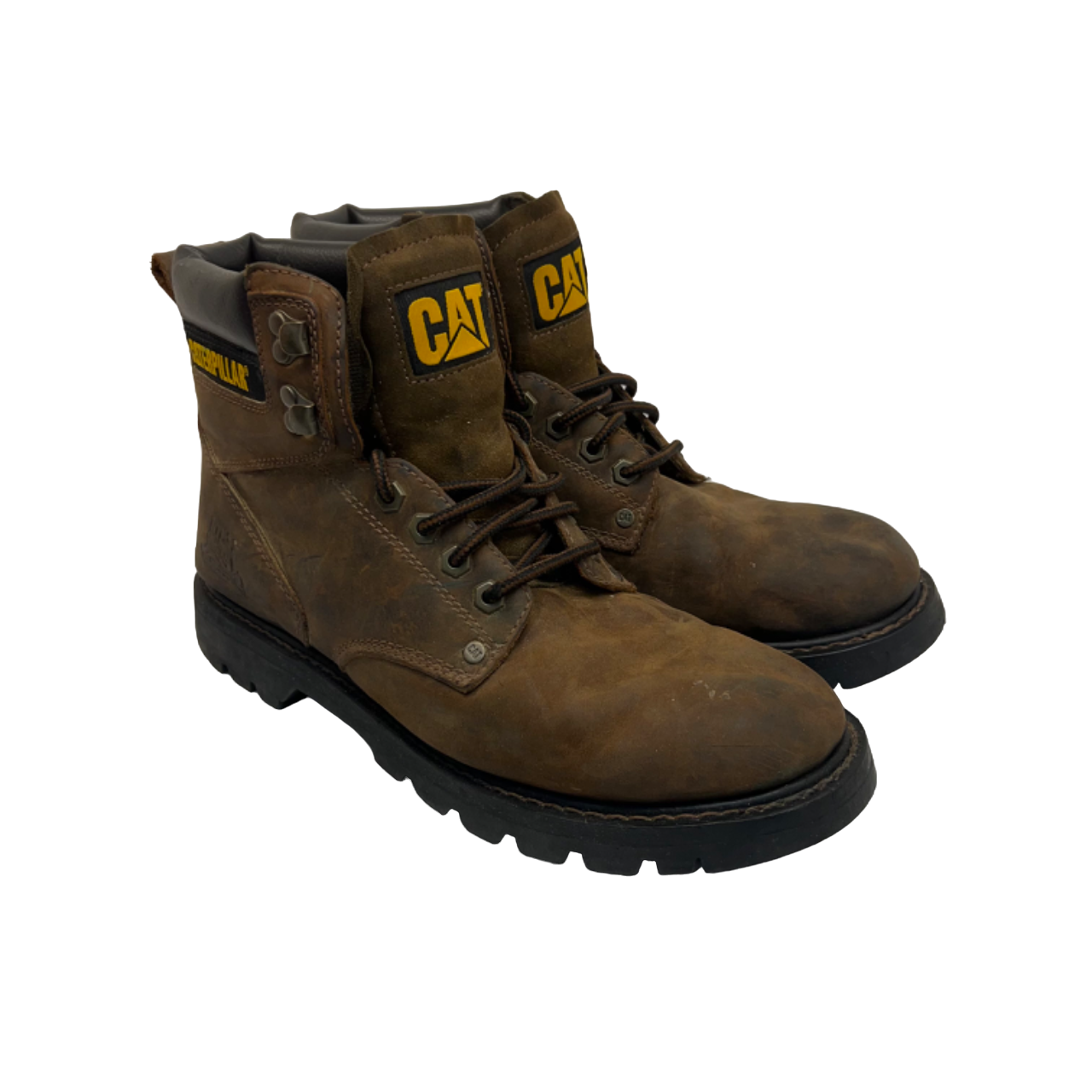 CATERPILLAR Men’s Second Shift Soft Toe Work Boots P72593 Brown Size