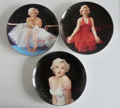 BRADEX LTD EDITION MARILYN MONROE HAUTNAH & PERSÖNLICH 8'' TELLER - AUSWAHL VON 3