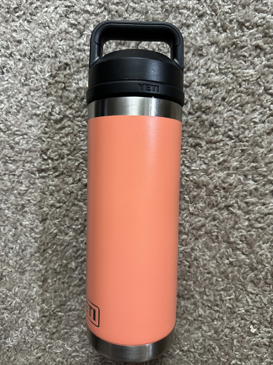 限定版 Yeti Rambler Bottle 18oz Coral YETI Rambler 18 oz W/ Chug Cap ~ Coral LE | eBay