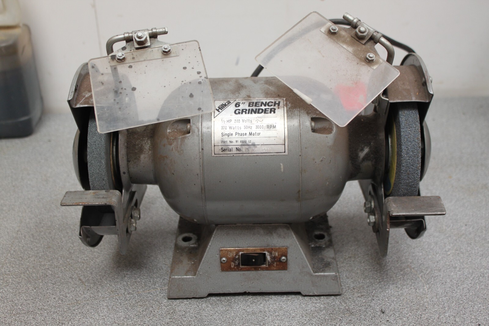 Hilka 6" 240v single phase Bench grinder full working order eBay