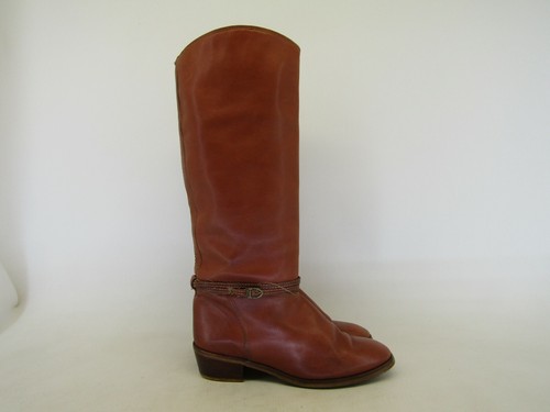 ZODIAC Womens Size 8.5 M Brown Leather Knee High Fashion Cowboy Boots - Picture 3 of 11