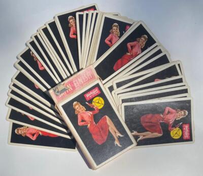 Rare Vintage 1946 Advertising Dr Pepper Girl Playing Card Full