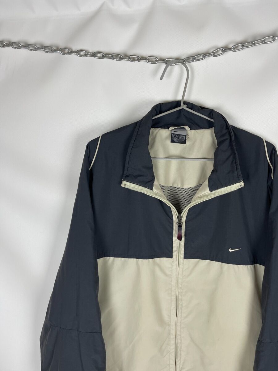 Nike vintage y2k black beige track top zip jacket | eBay Nike vintage y2k black beige track top zip jacket | eBay