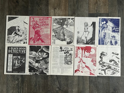 ECHOES Pulp Fanzine Magazine #40-49 10pc Lot 1988 1989 1990 Fading Shadows - Picture 8 of 8