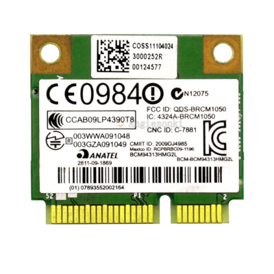HP ProBook Wireless N 6360b 6450b 6460b 6465b 6455b 6550b 6555b 6560b WLAN Karte