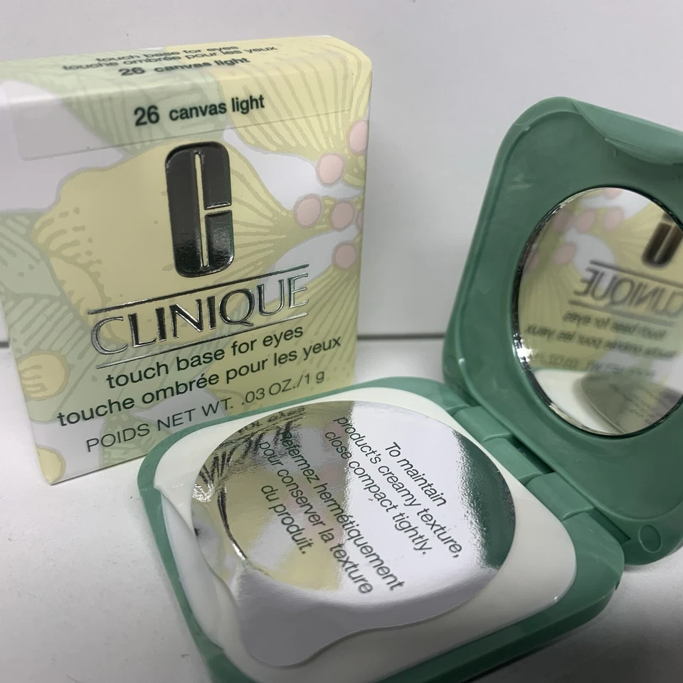 Clinique Touch Base for Eyes 26 Canvas Light Full Size .03oz / 1g New in Box!! - Image 2 of 3