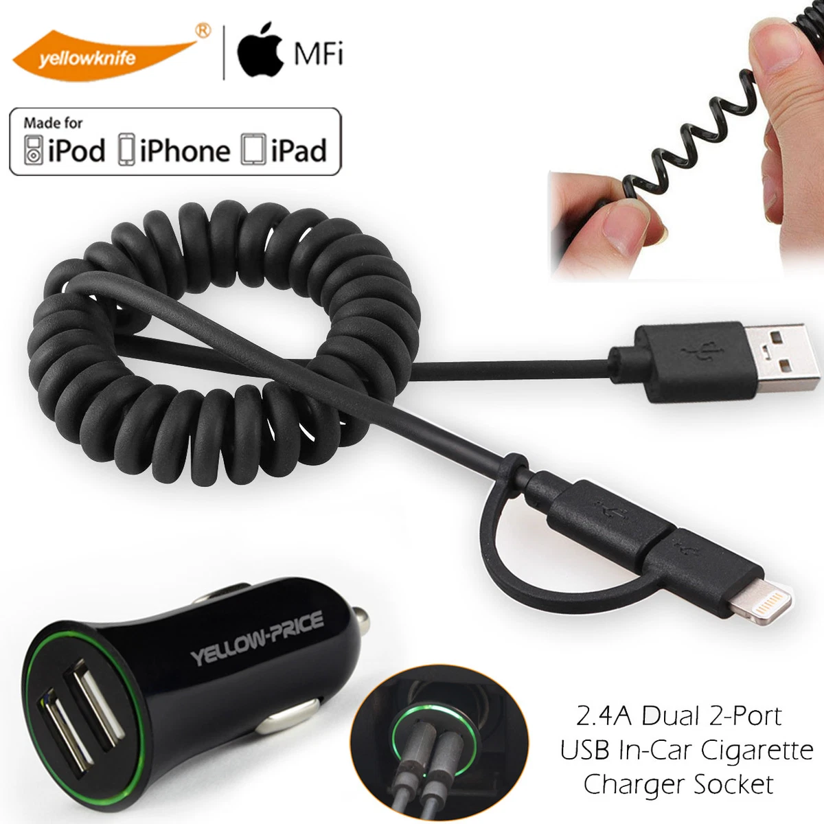Iphone car charger price deals