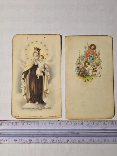 Santino Holy Card Calendar Madonna 1939 SS150 ^