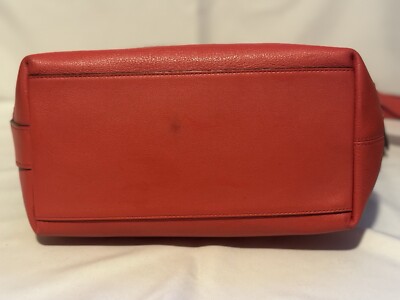 Coach Park Ocelot Animal Print Red Patent Leather Crossbody  Authentic Coach Red Leather Ocelot Tote w/ Wallet display picture 1