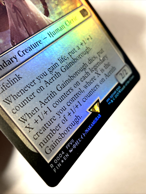 MTG Aerith Gainsborough (Foil) Final Fantasy 4 FFVII FF7 NM | eBay