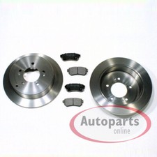 Bremsscheiben beschichtet Bremsbeläge hinten passend für Kia Sportage