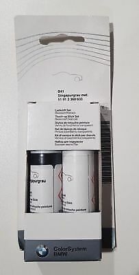 Genuine BMW Touch up Paint Clear Coat Set Singapore Grey B41 OEM for ...