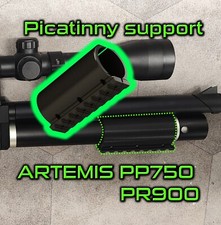 artemis PP750 PR900w support picatinny 20mm rail weaver mount bipod laser lamp