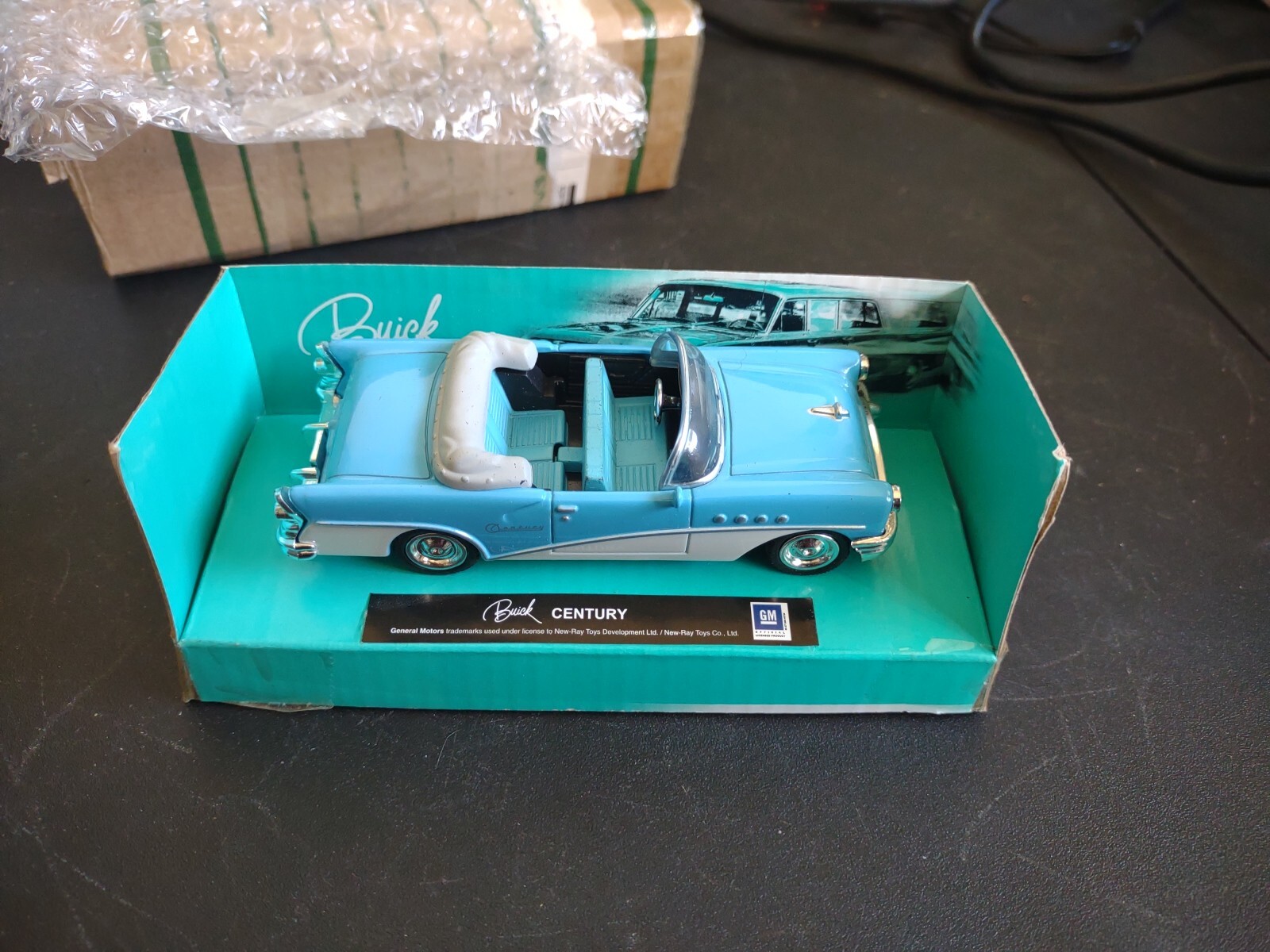 1955 Buick Century Blue Scale Model Die Cast 143. b eBay