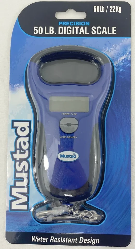 MUSTAD PRECISION 50LB / 22KG WATERPROOF DIGITAL FISH SCALE MT-50DSCL - Image 3 of 3