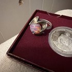 Beautiful Vintage Mexico Opal 925 Silver Ring Size 7.5 / 8 - sterling   — photo 1